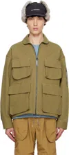 And Wander Beige C/pe Twill Field Jacket In Beige040