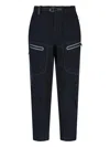 And Wander Streamlined Black Trousers With Zippered Pockets