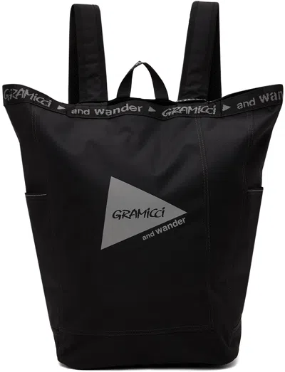 And Wander Black Gramicci Edition Multi Patchwork 2way Backpack