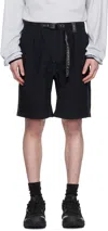 And Wander Black Gramicci Edition Nylon G Shorts In Black