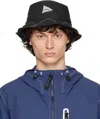 And Wander Black Gramicci Edition Zigzag Stitch Hat In Black