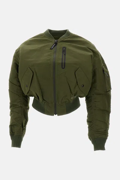 And Wander Bomber Jacket Flight In Nylon-cordura Blend In Metallic