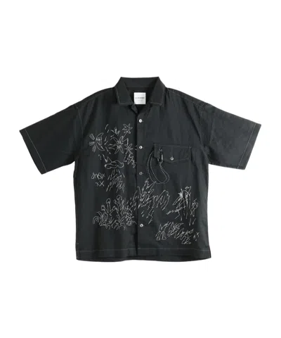 And Wander Buttoned Embroidered Shirt In Multi