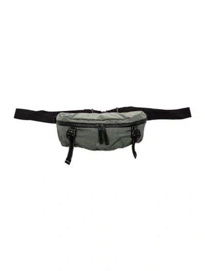 Pre-owned And Wander Canvas Belt Bag In Green