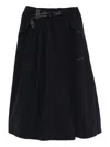 And Wander Cargo Skirt In Black