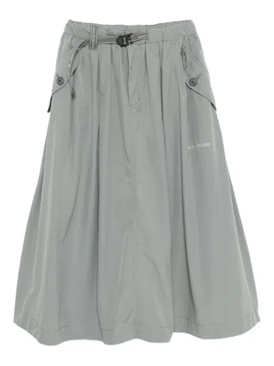 And Wander Cargo Skirt In Gray