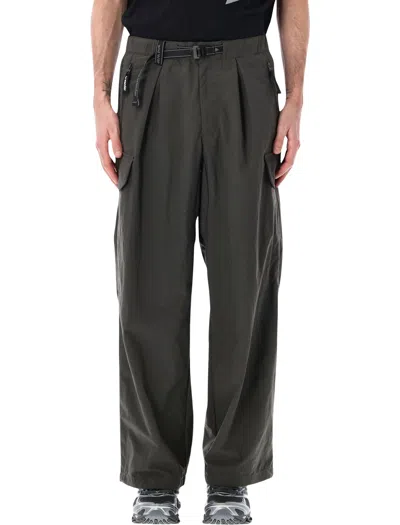 And Wander Cargo Trousers In Gray