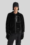 And Wander 18 High Loft Fleece Jacket In Black
