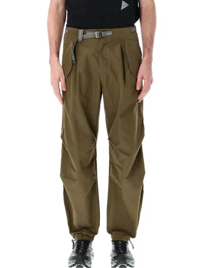 And Wander Chino Trousers In Khaki