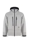 And Wander Pertex Shield Rain Jacket In Light Grey