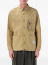 And Wander Technical Shirt Jacket In Neutral