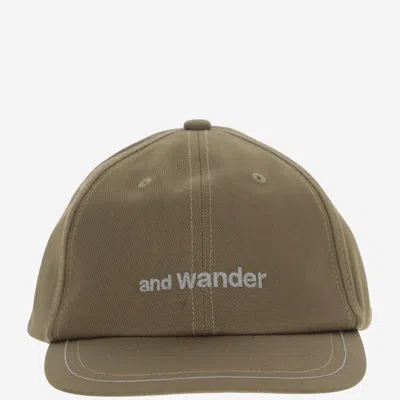 And Wander Cotton Baseball Cap With Logo
