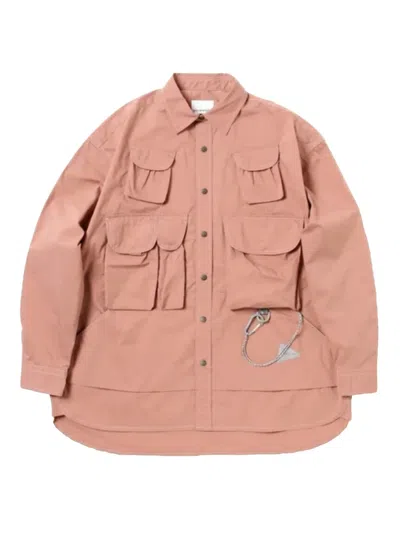 And Wander Cotton-blend Shirt In Rosa
