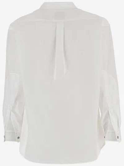 And Wander Cotton-blend Shirt In White