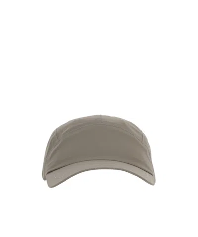 And Wander Drawstring Hat In Gray