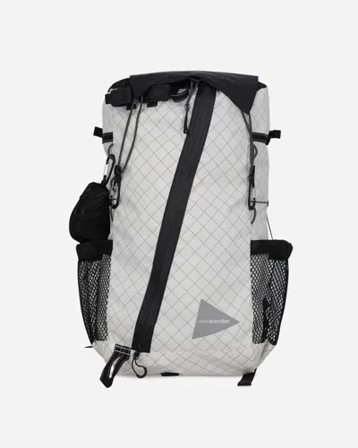 And Wander Ecopak 30l Backpack Off In White