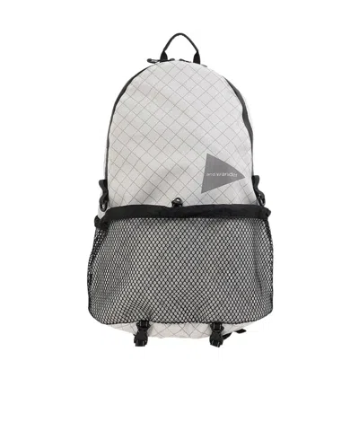 And Wander Ecopak Zipper Backpack In Gray