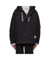 And Wander Fishtail Octa Jacket In Black
