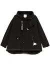 And Wander Fishtail Octa Jacket In Black