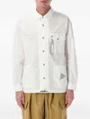 And Wander Flap-pocket Overshirt In White