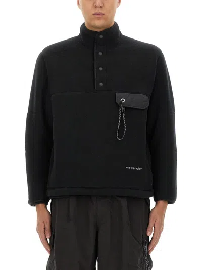 AND WANDER AND WANDER FLEECE PULLOVER