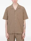 And Wander Hemd Mit Geometrischem Print In Multi