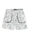 And Wander Graphic-print Shorts In Grey