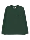 And Wander Green Gramicci Backprint Ls Tshirt In Green