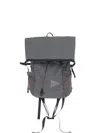 And Wander Grid-pattern Backpack In Gray