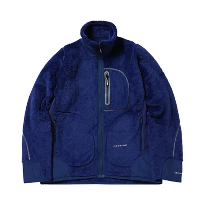 Pre-owned And Wander High Loft Fleece Jacket 'blue' | Men's Size S