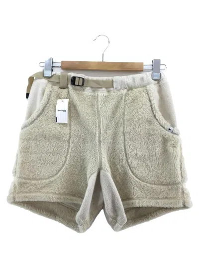 Pre-owned And Wander High Loft Fleece Shorts In Cream