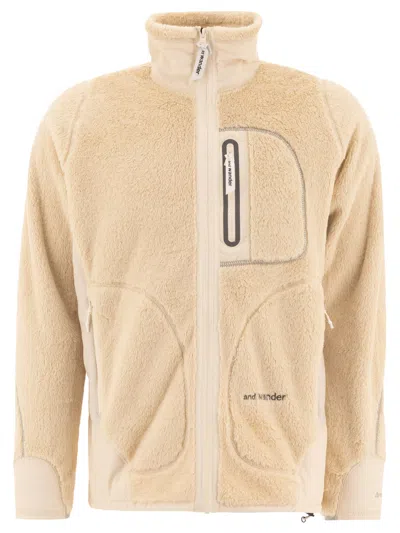 And Wander High Loft Jackets Beige