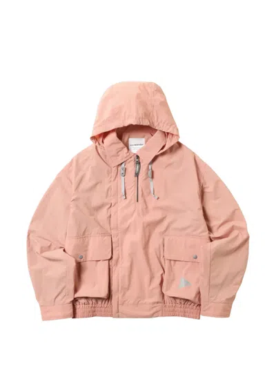 And Wander High-neck Jacket In Pink
