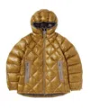 And Wander Brown Diamond Stitch Down Jacket In Brown