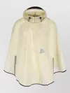 And Wander Hooded Water Resistant Lightweight Coat Design In Neutral