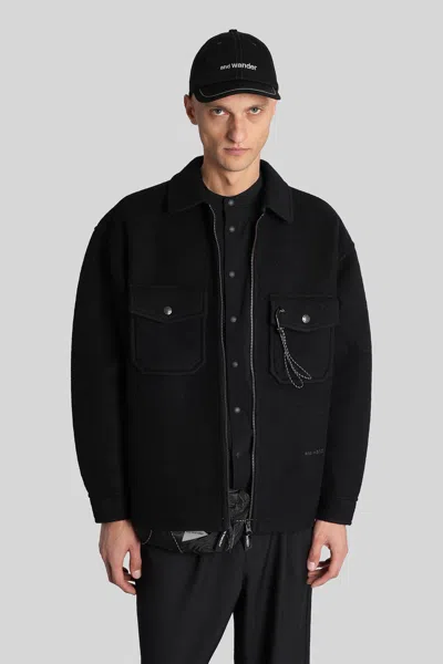 And Wander In Black Wool