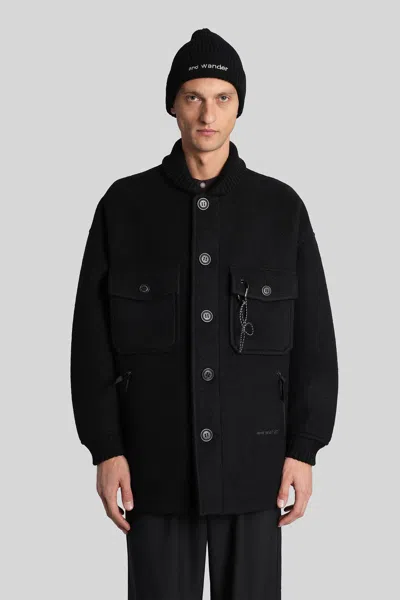 And Wander In Black Wool