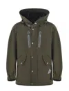 And Wander Jacket In Nylon 43 Fishtail Octa Coat In Green