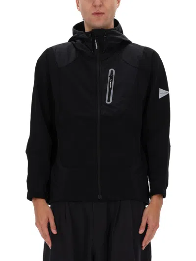 AND WANDER AND WANDER JACKET WITH LOGO