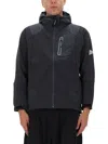 And Wander Grey Nylon Jacket In Black