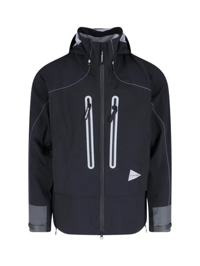 And Wander Pertex Shield Jacket In Black