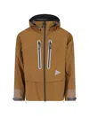 And Wander Pertex Shield Jacket In Brown