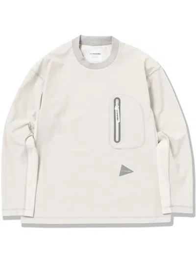 And Wander Jersey Sweatshirt In 中性色