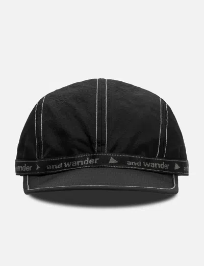 And Wander Jq Tape Cap In Black