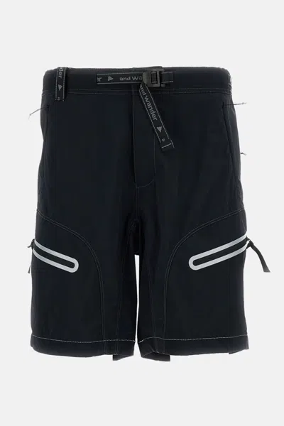And Wander Light Hike Shorts Pants In Black