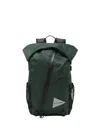 And Wander Logo Backpack In Green