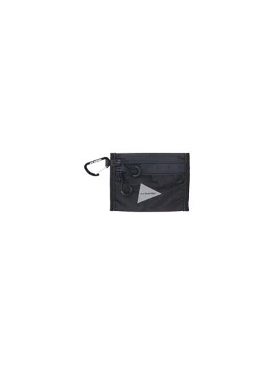 And Wander Logo-kartenhalter In Schwarz
