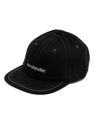 AND WANDER LOGO-EMBROIDERED COTTON CAP