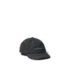 And Wander Wool Melton Cap In Black