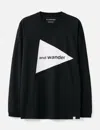 And Wander Logo-print Long-sleeve T-shirt In Black
